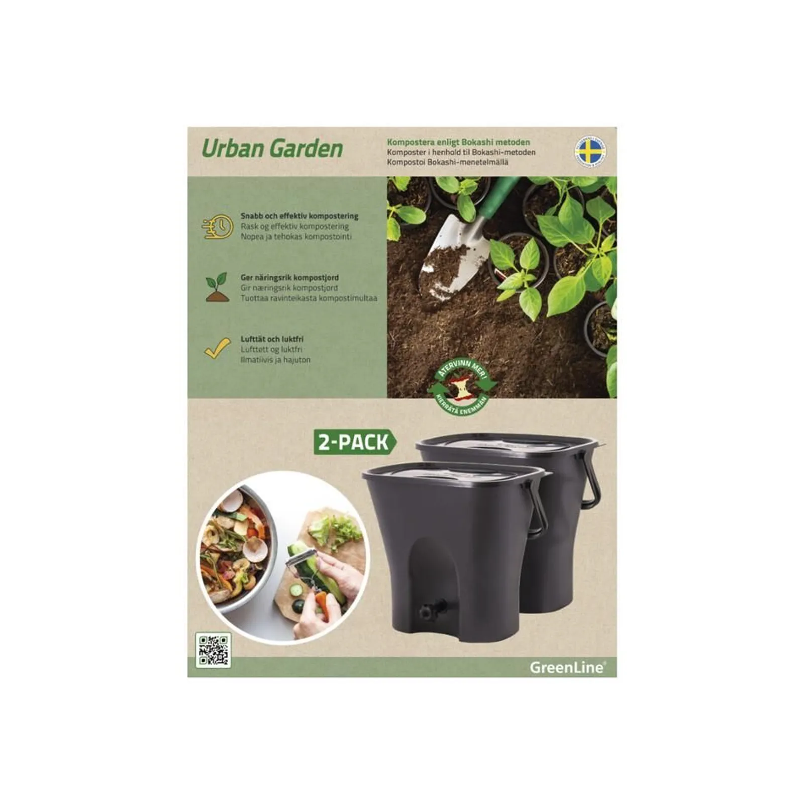 Kompost Greenline Urban Garden 2-Pack - miniatyr 4