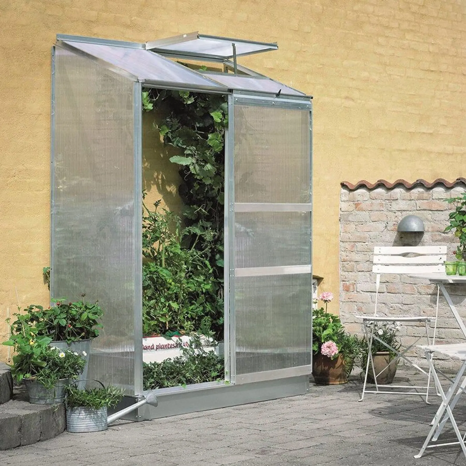 Växthus Halls Altan 2 0,9 m² Polykarbonat