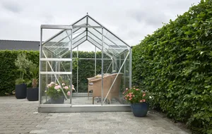 Växthus Halls Popular 86 5 m² Glas