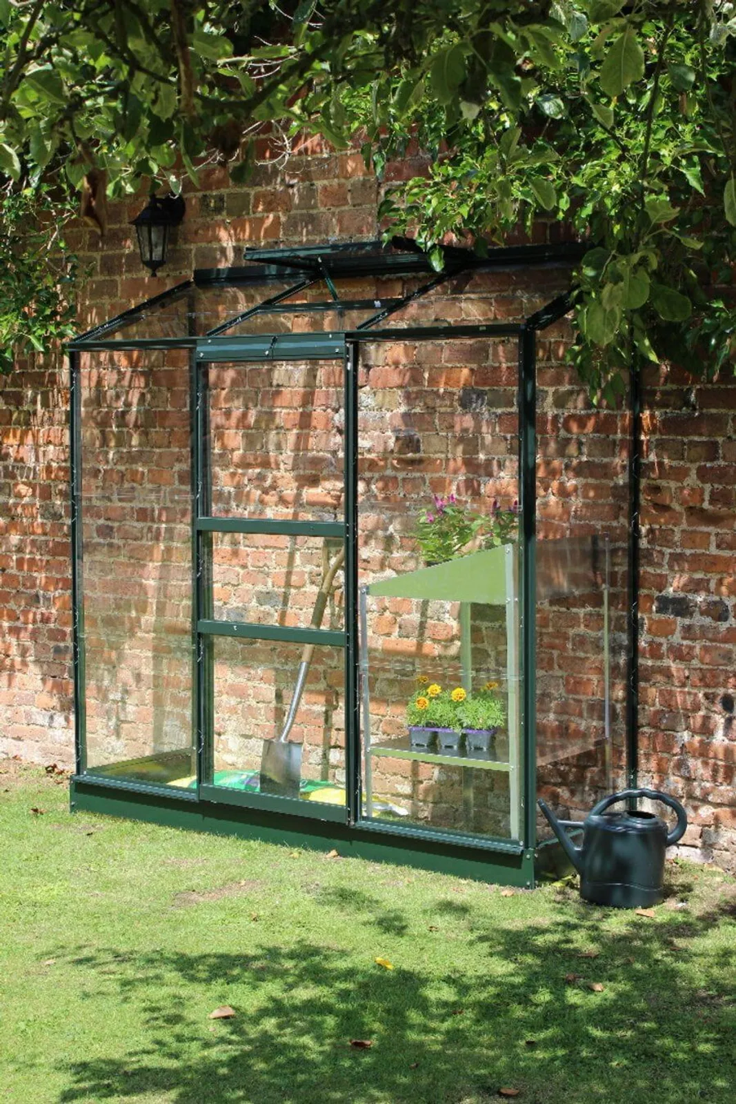 Växthus Halls Altan 3 Grön 1,3 m² Glas