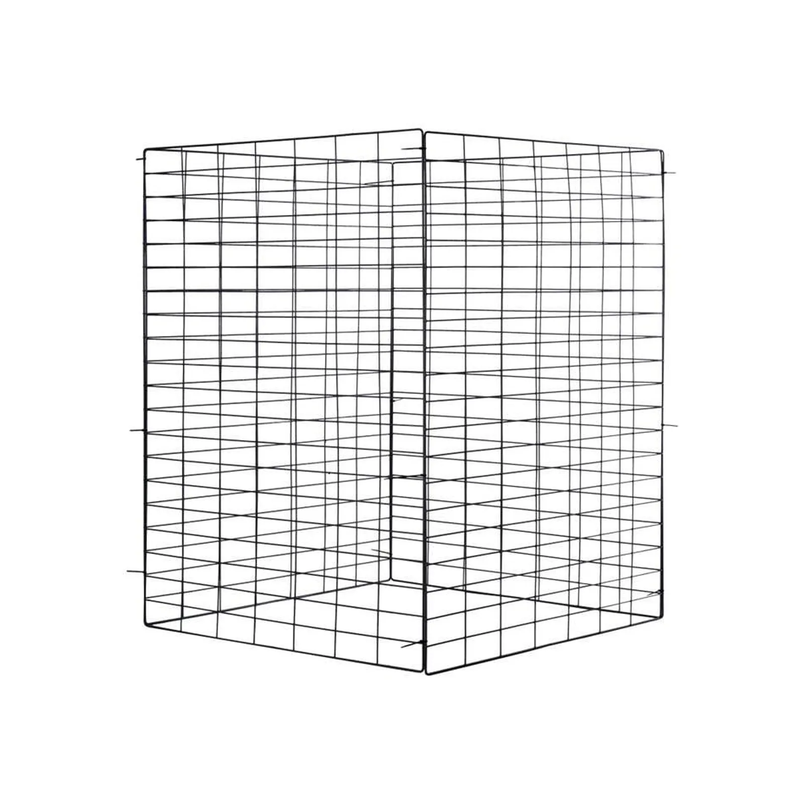 Trädgårdskompost Keeper galler 4-Sidor, 70X70X90 Cm Antracit 10P - miniatyr 2