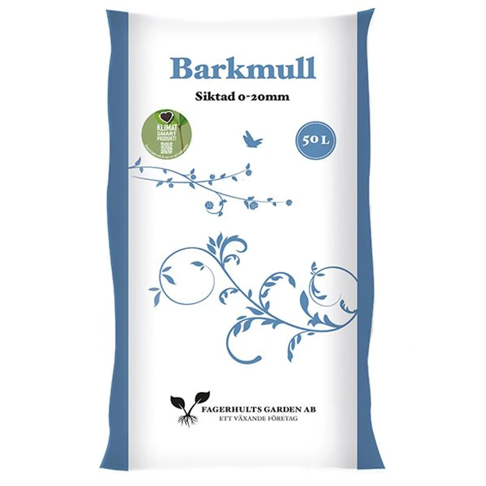 Barkmull Fagerhults, Pall 40l (45st)