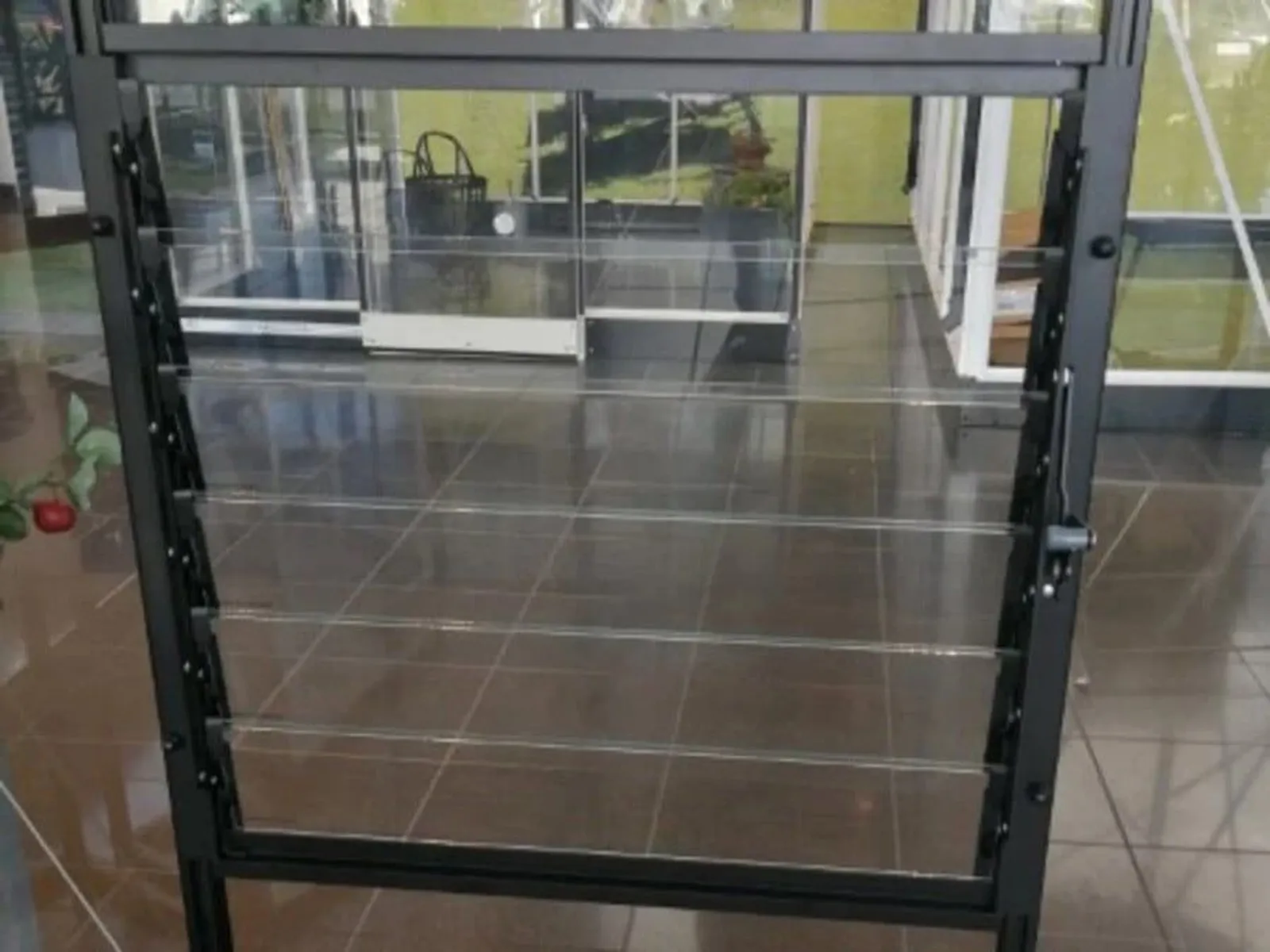 Jalousie Fönster Halls Qube Svart