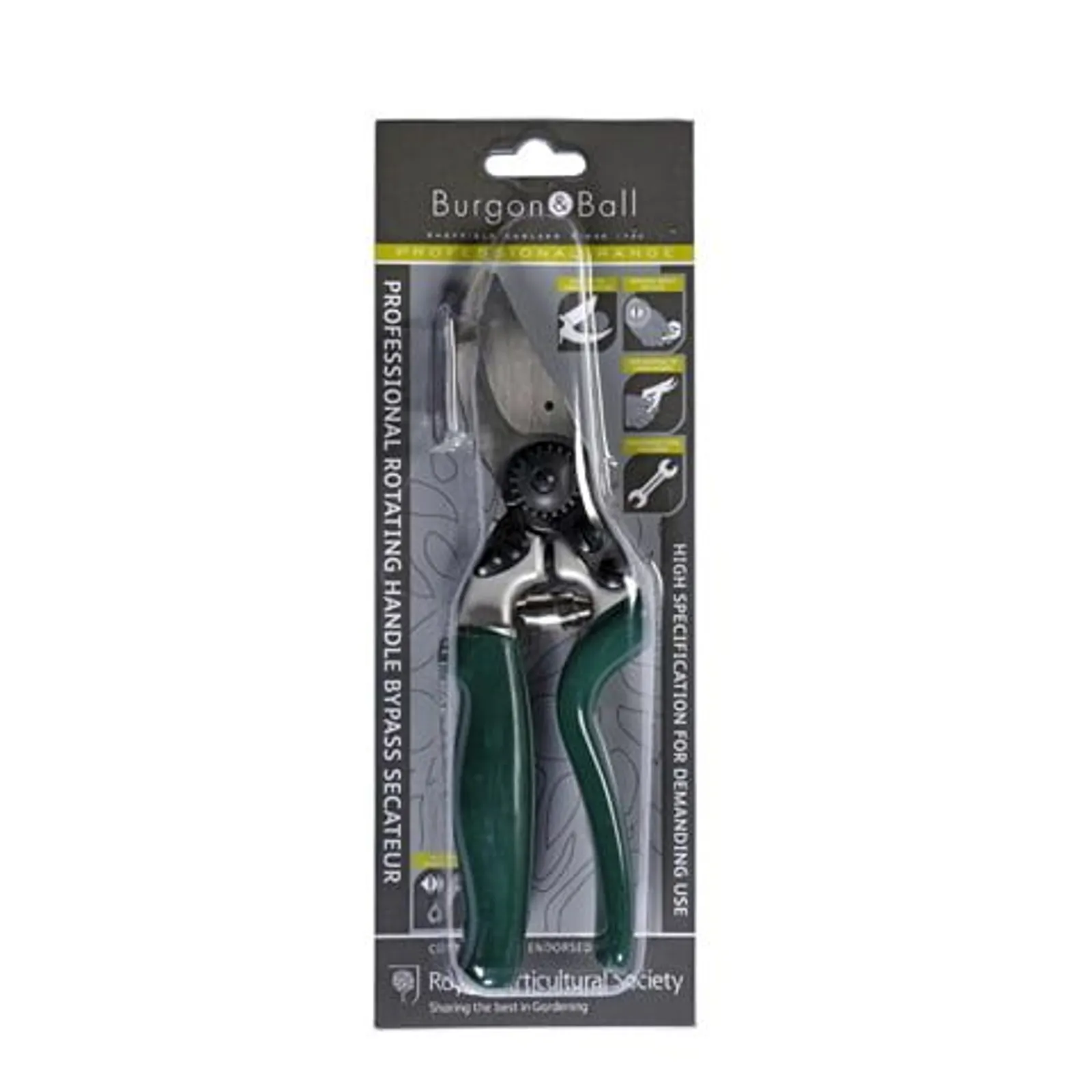Sekatör Burgon & Ball Professionell med Rullhandtag 21 cm - miniatyr 2