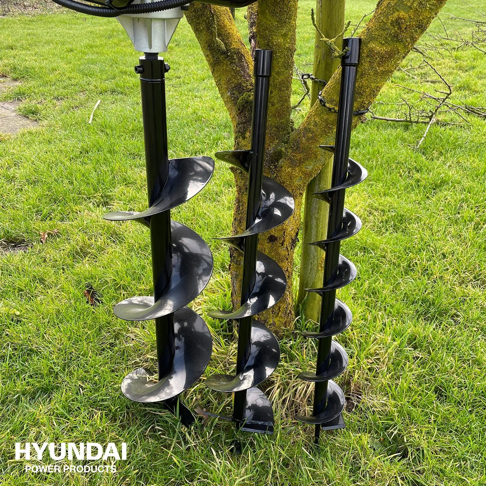 Jordborr set Hyundai 100/150/200 mm 50,8 cc - miniatyr 2