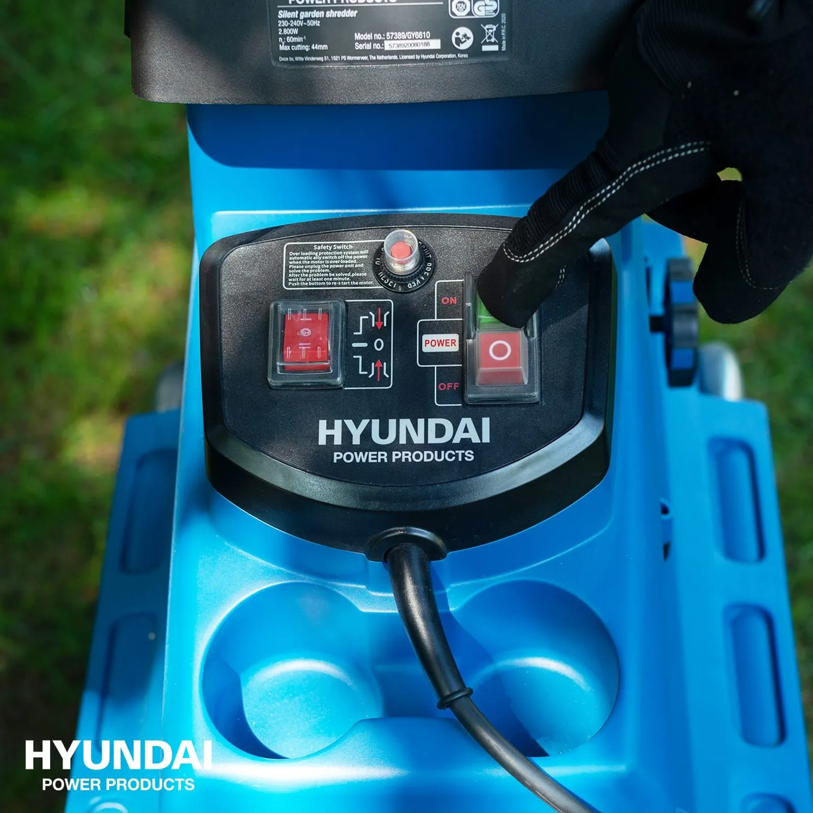 Kompostkvarn Hyundai Tystgående 2,8 kW - miniatyr 4