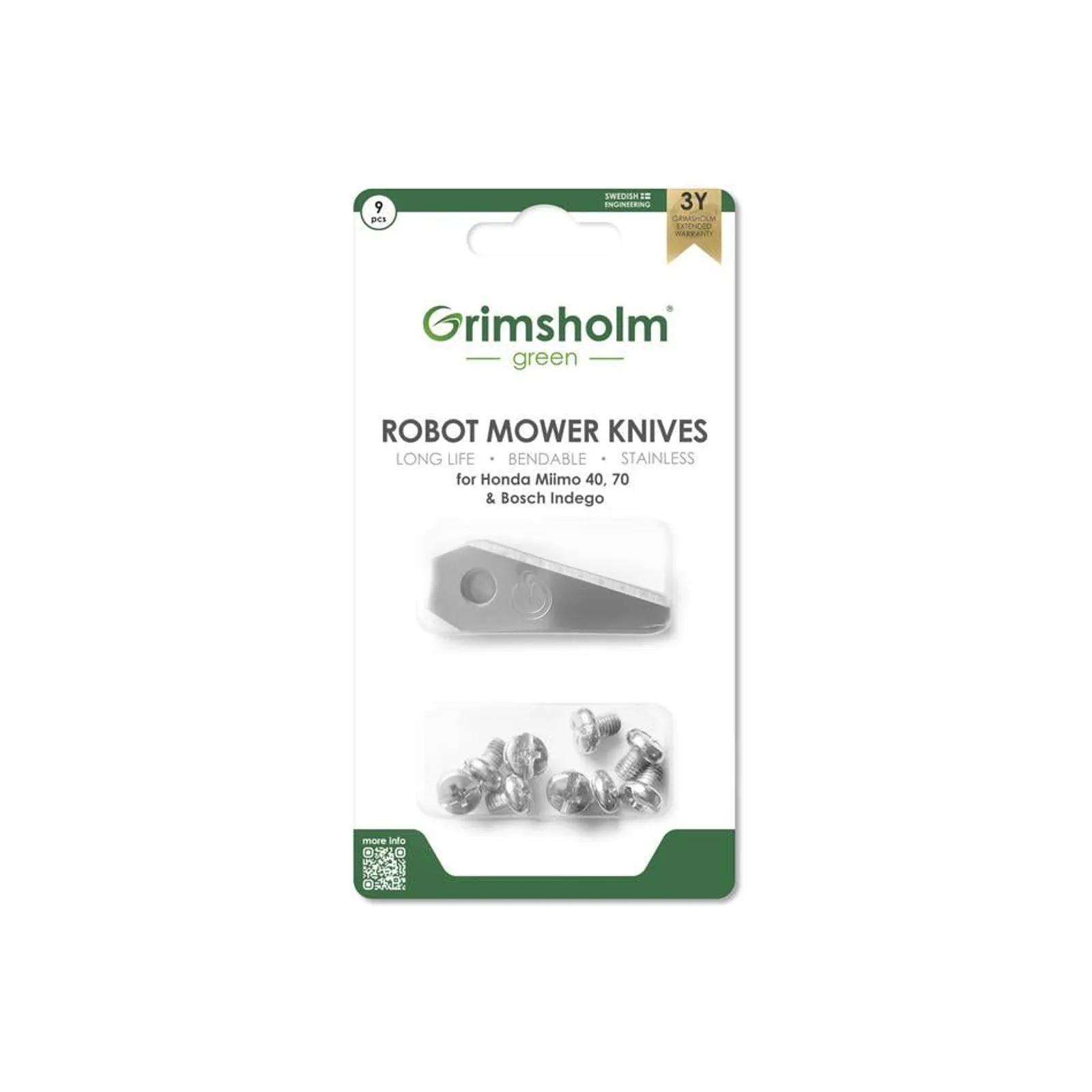 Knivar till Bosch Indego, 9-pack - miniatyr 2