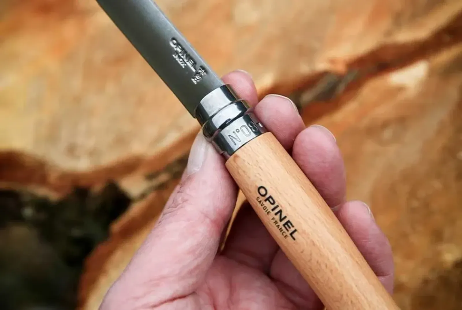 N08 Inox Kniv Klassisk Opinel - miniatyr 7