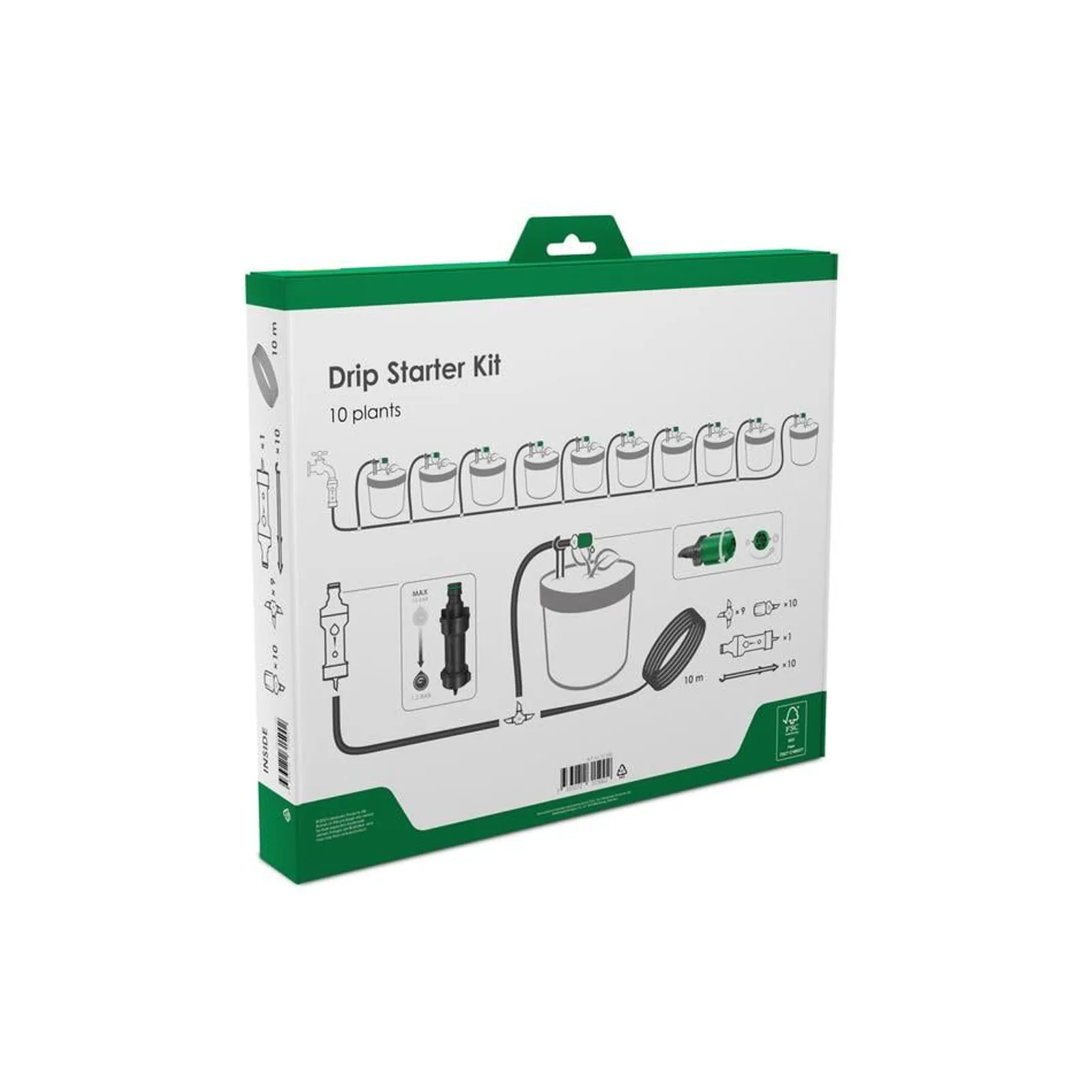 Bevattningsystem Grimsholm Micro Dropp 10 plantor - miniatyr 2