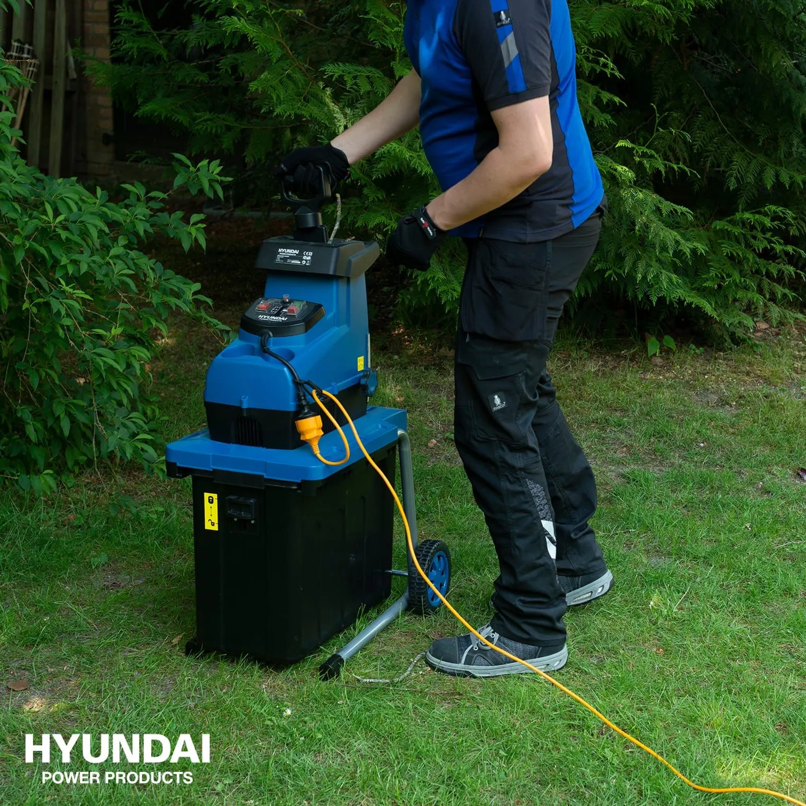 Kompostkvarn Hyundai Tystgående 2,8 kW - miniatyr 2
