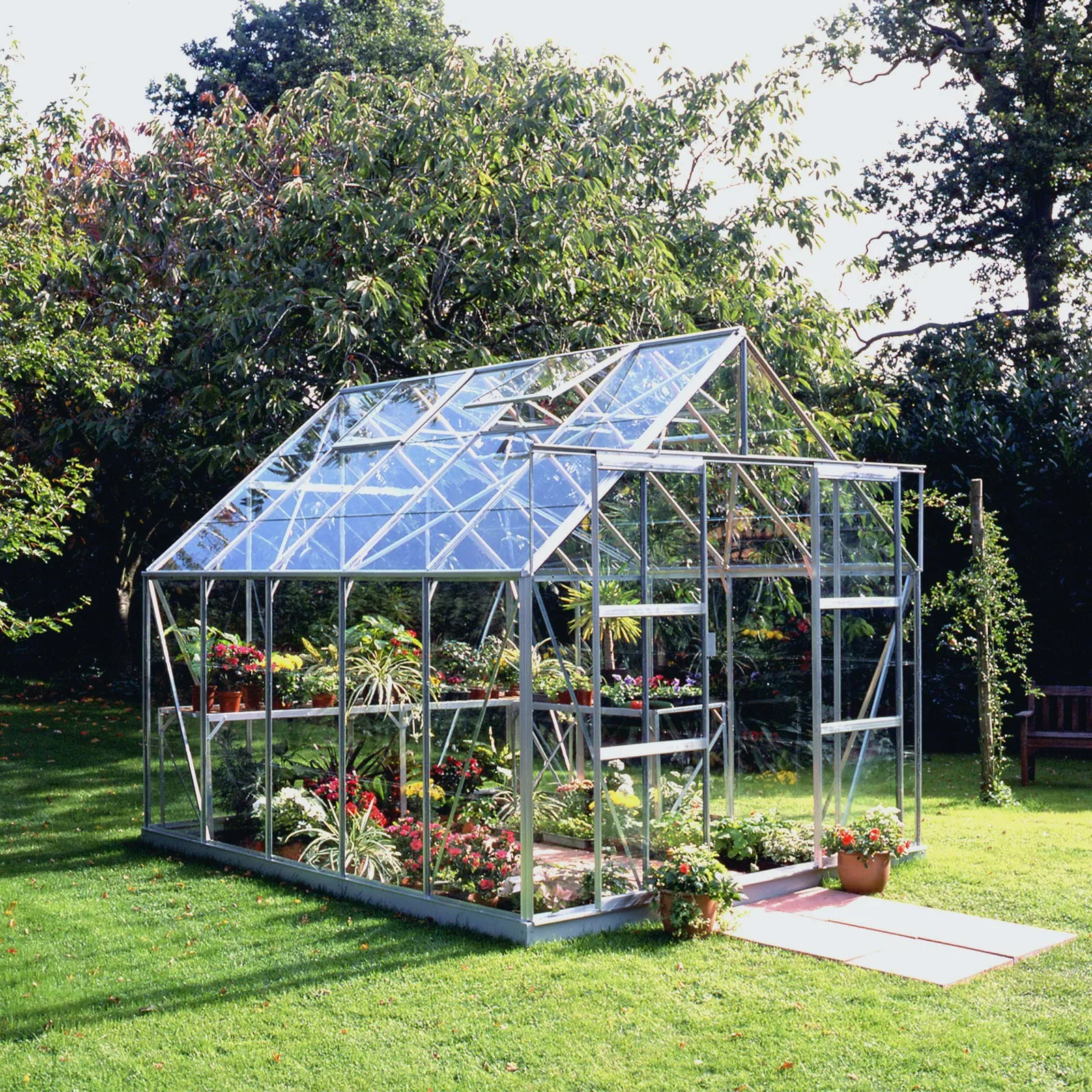 Växthus Halls Magnum 108 8,3 m² Glas
