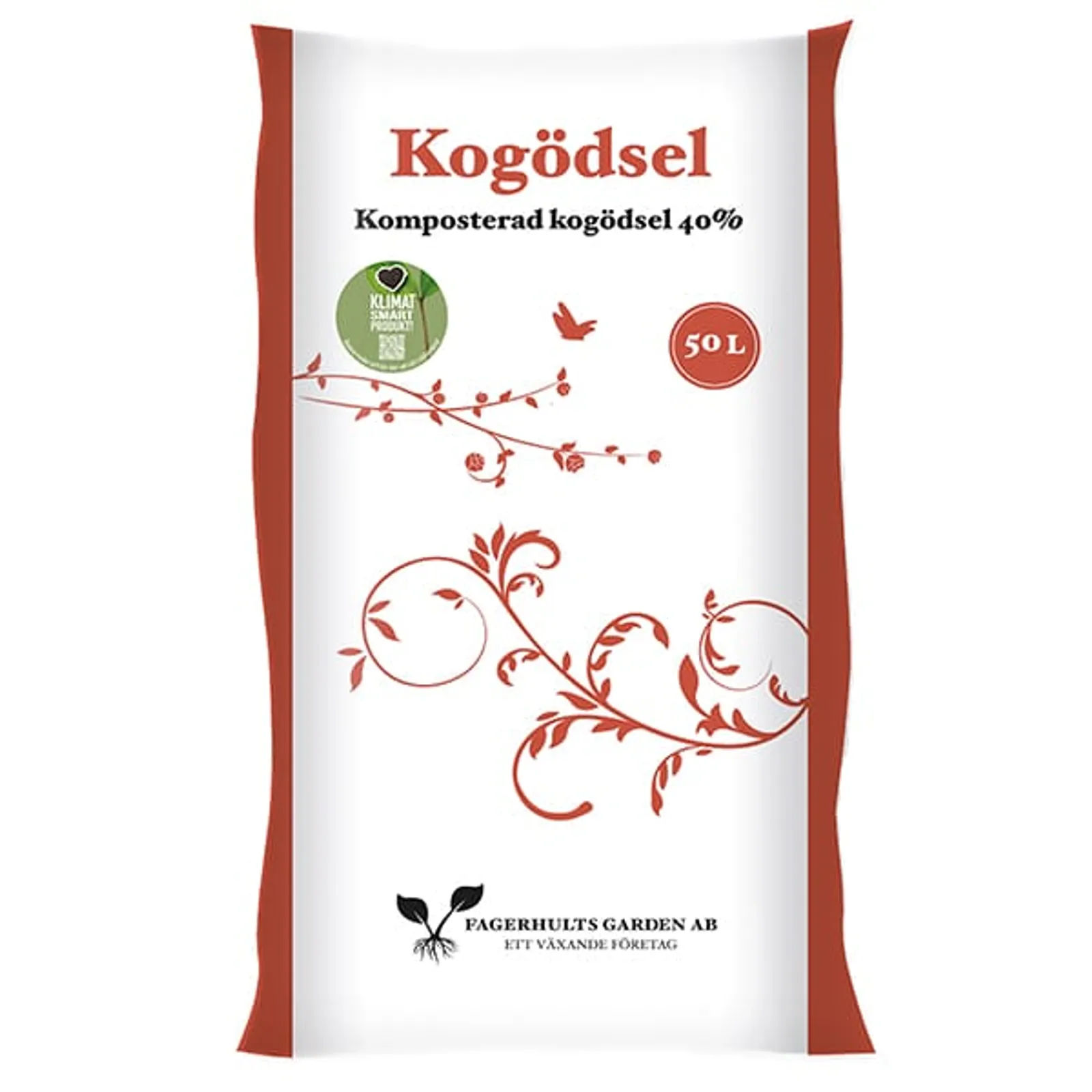 Kogödsel Fagerhults Kogödsel 40%, Pall 50l (45st) - bild 1