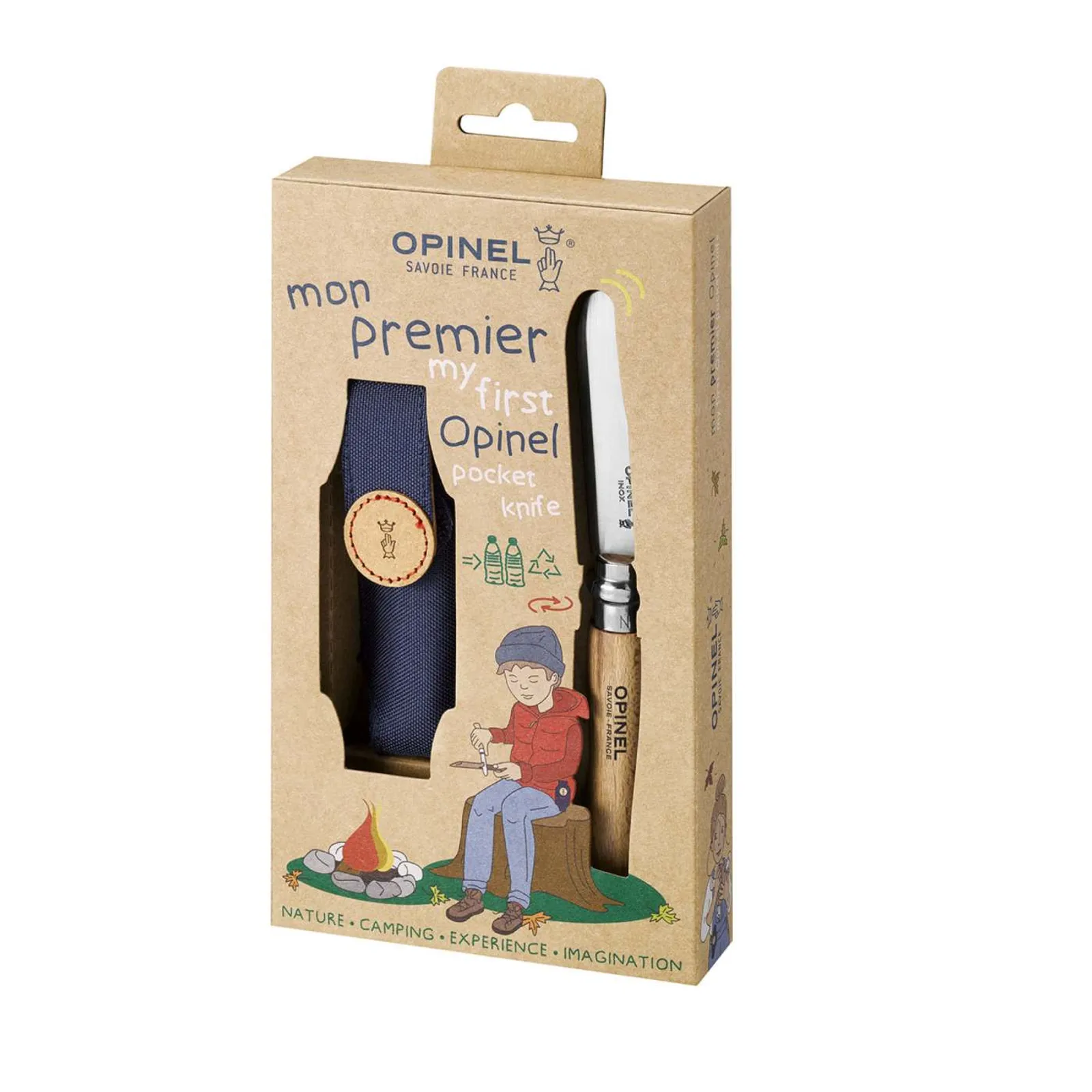 Barnkniv Opinel + fodral - bild 1