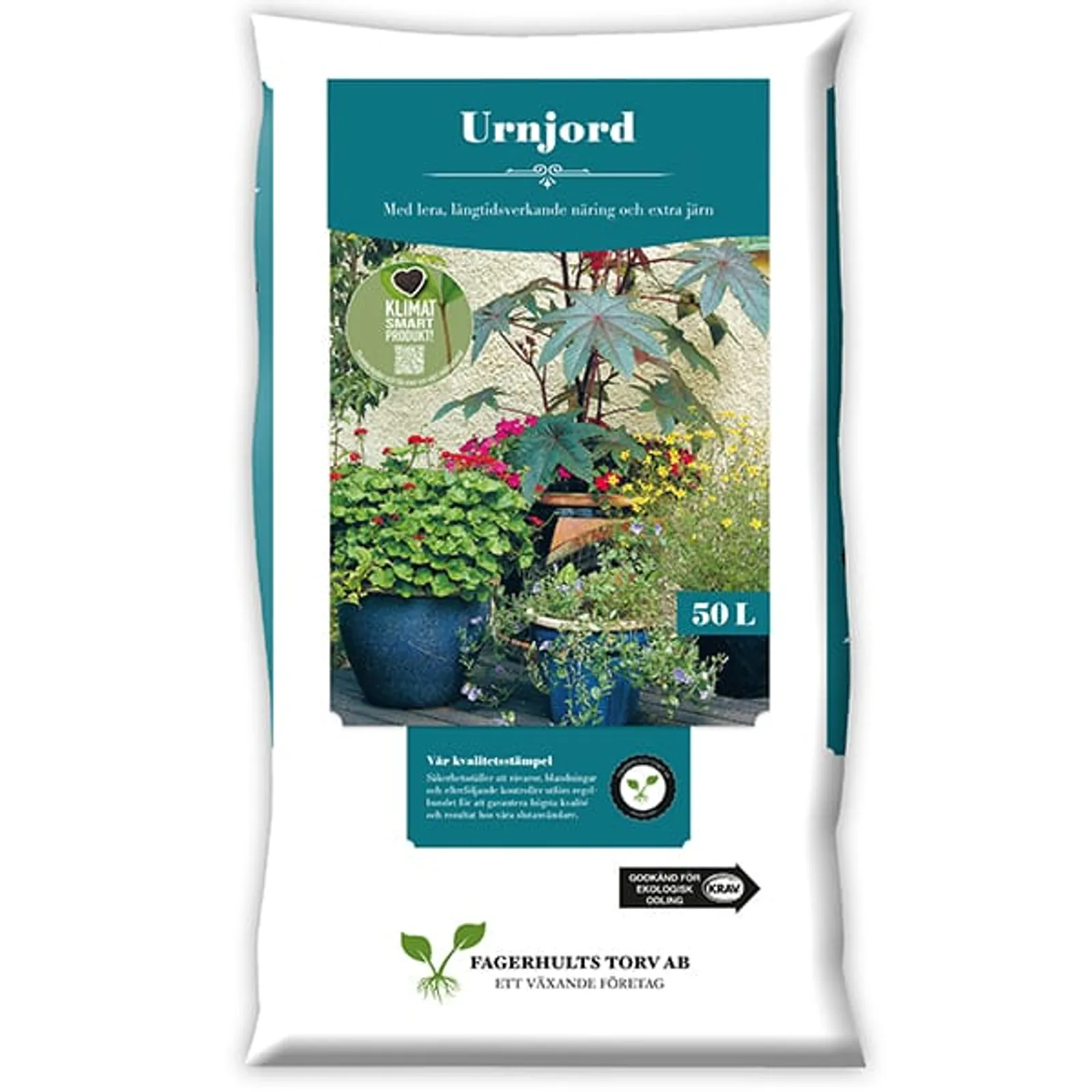 Urnjord Fagerhults KRAV, Pall 50l (45st) - bild 1