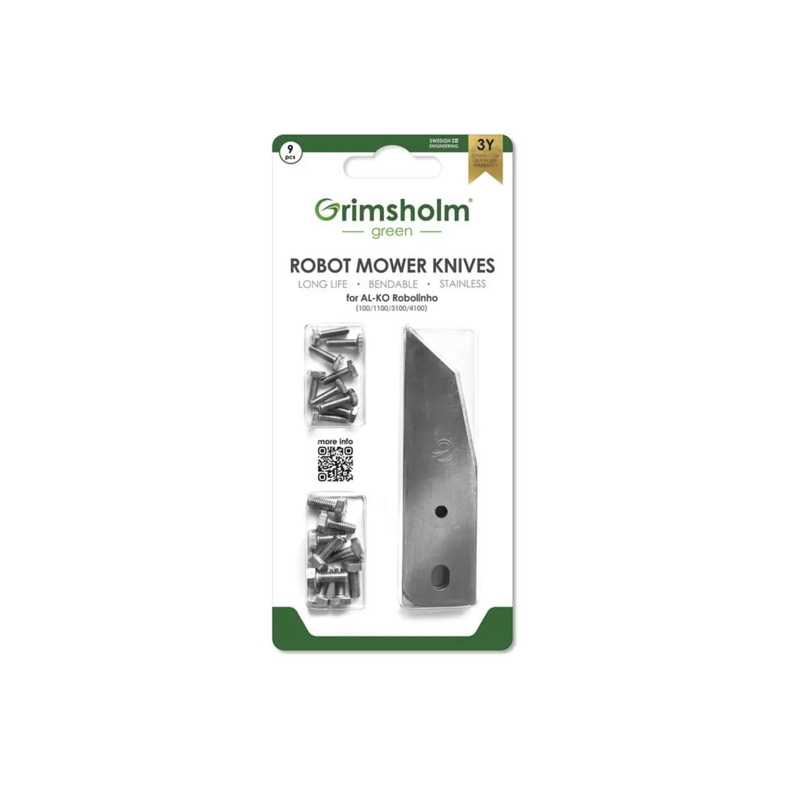 Knivar till AL-KO Robolinho (100, 1100...), 9-pack - bild 1