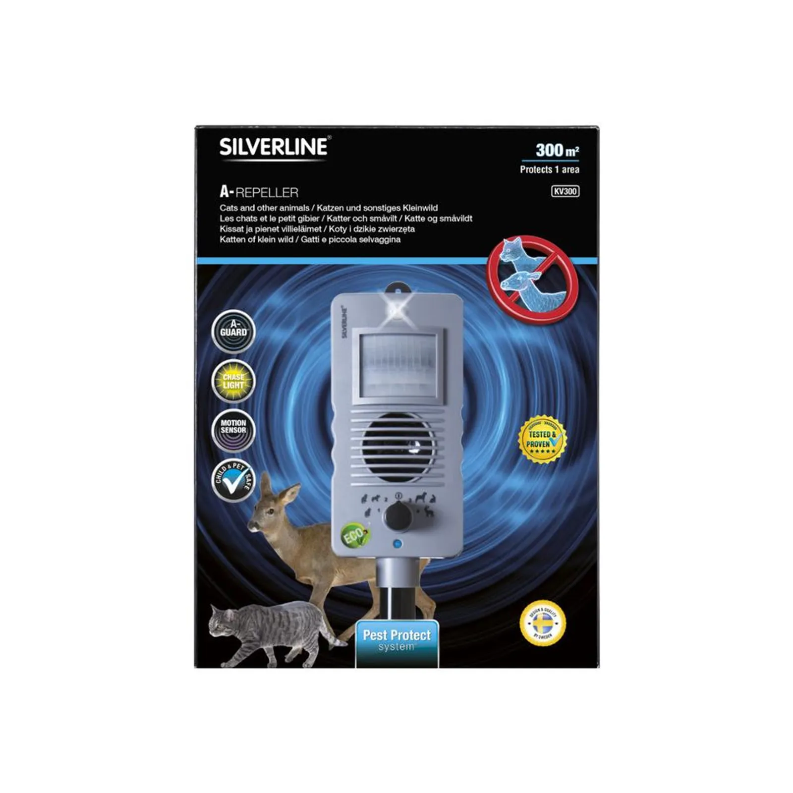 Avskräckare Silverline KV300 Katt & Vilt - bild 3