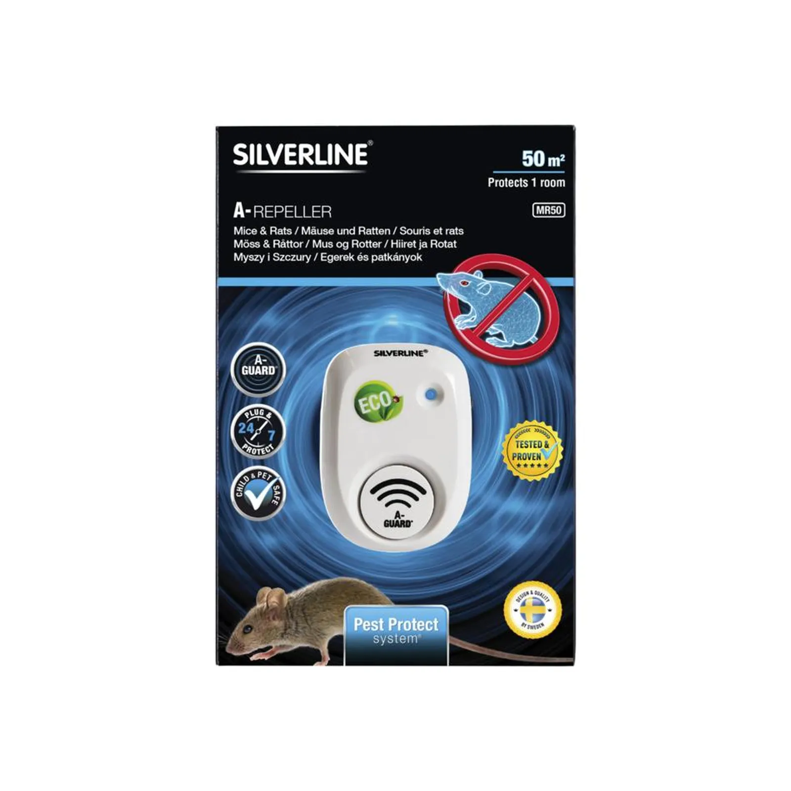 Avskräckare Silverline MR50 Mus & Råtta - bild 2