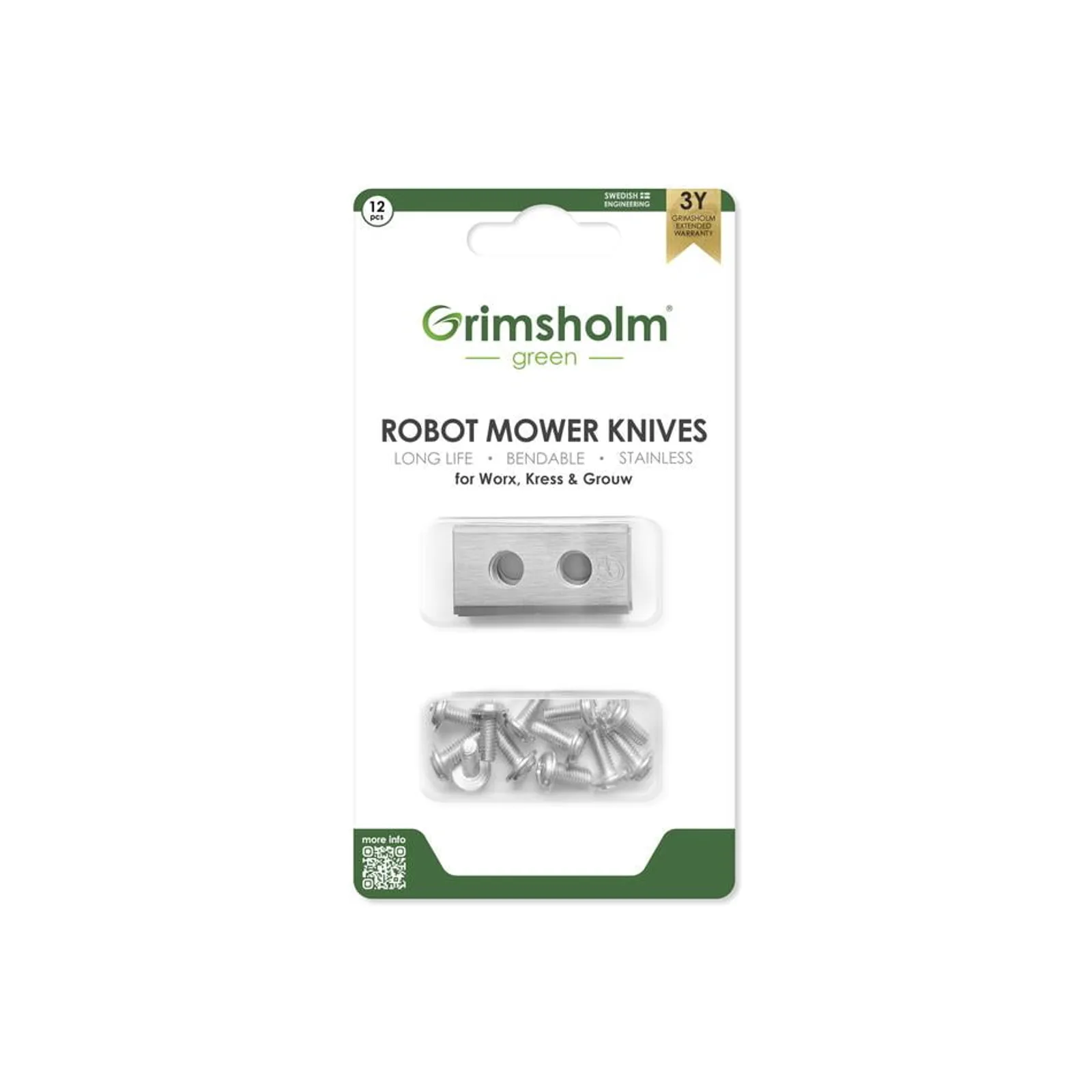 Knivar till Worx, 12-pack - bild 1