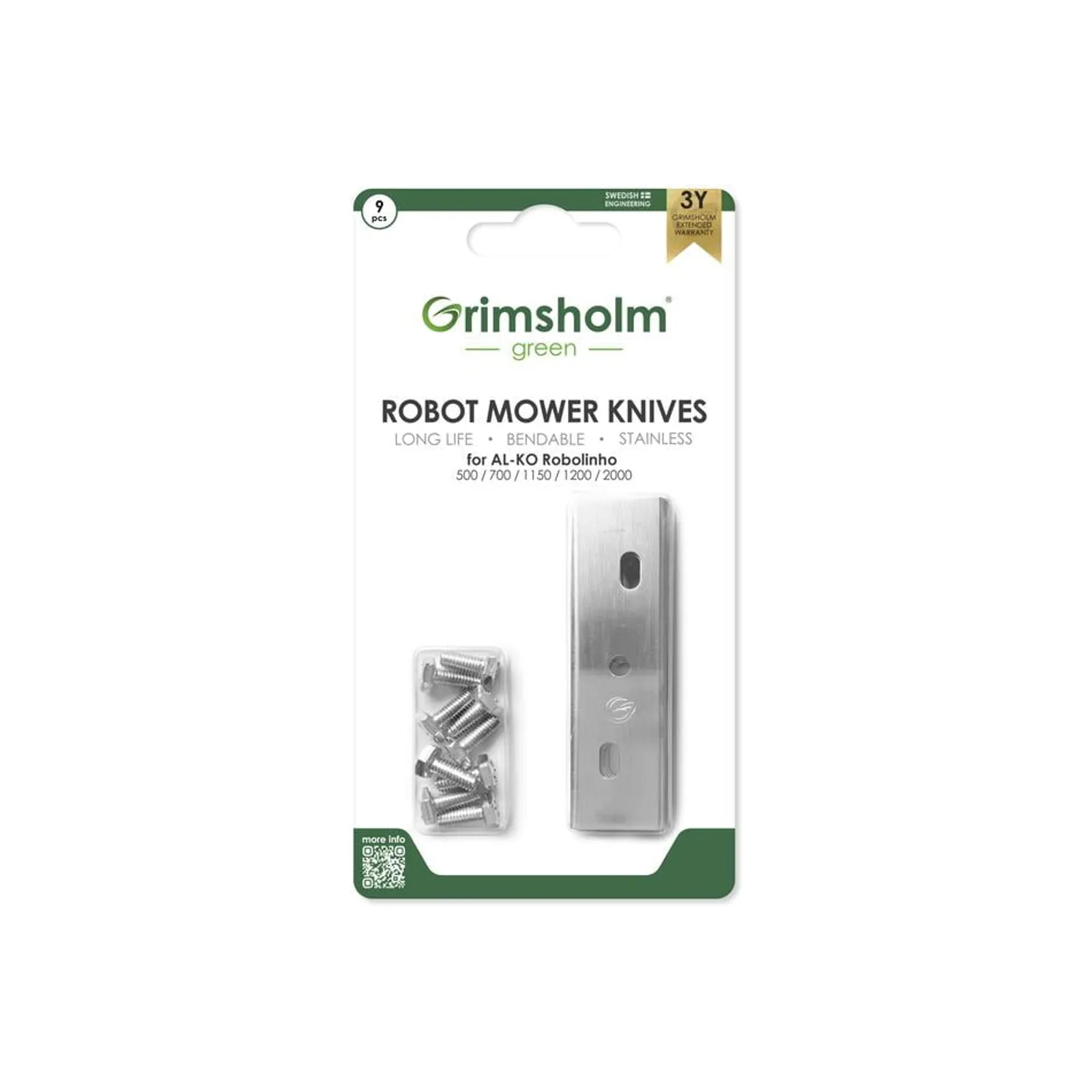 Knivar till AL-KO Robolinho (E-modeller), 9-pack - bild 1