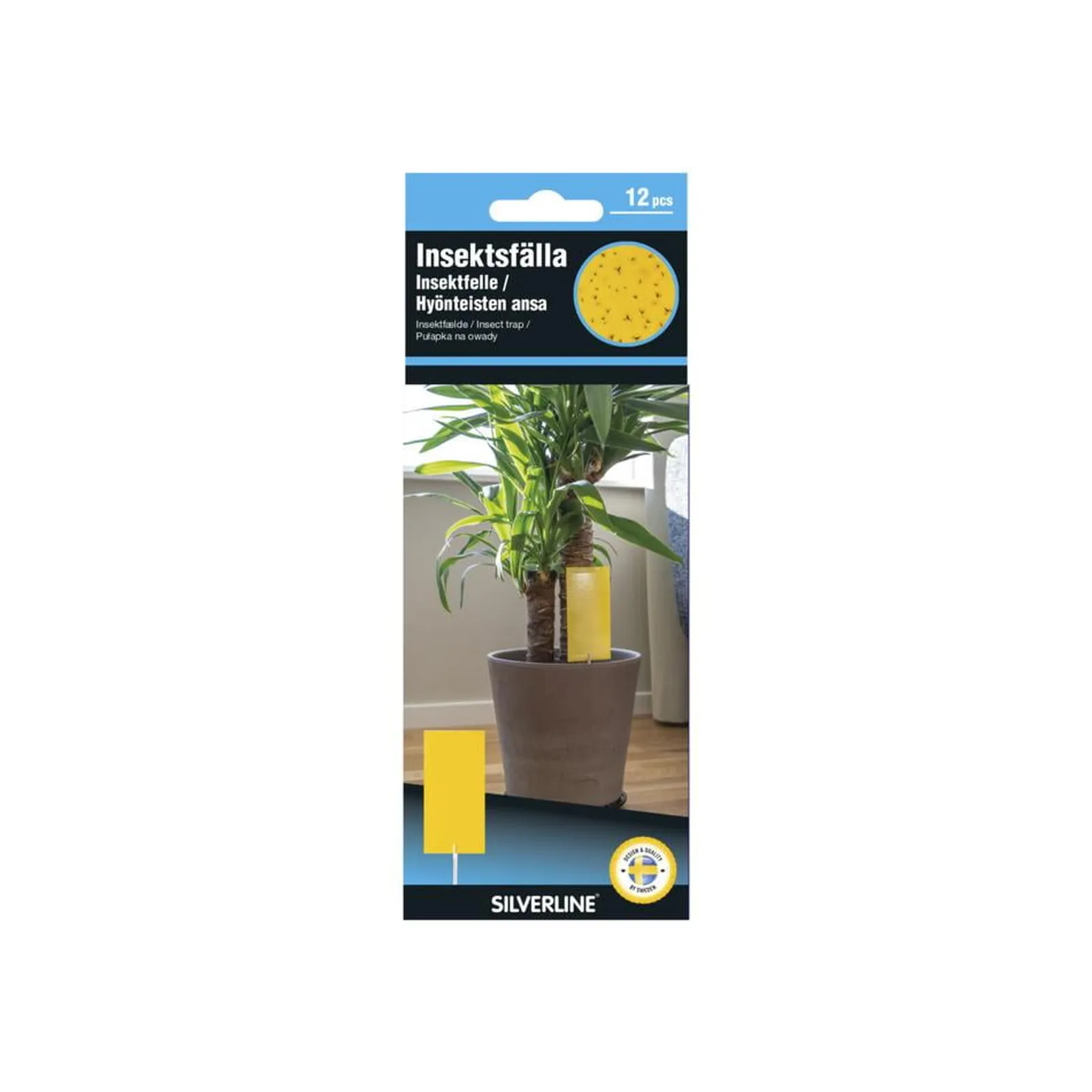 Insektsfälla Silverline Krukväxt limark 12-Pack - bild 1