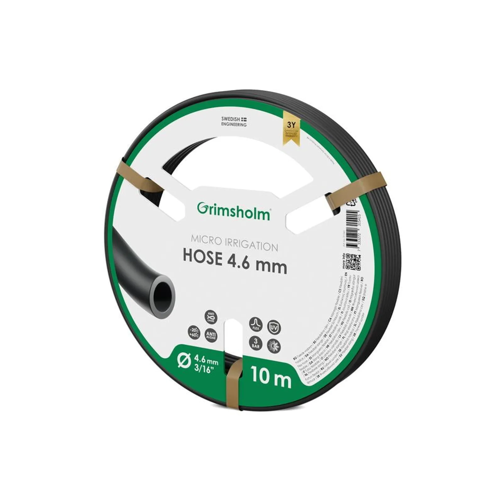 Bevattningsslang Grimsholm Micro 4,6 mm 10m - bild 1