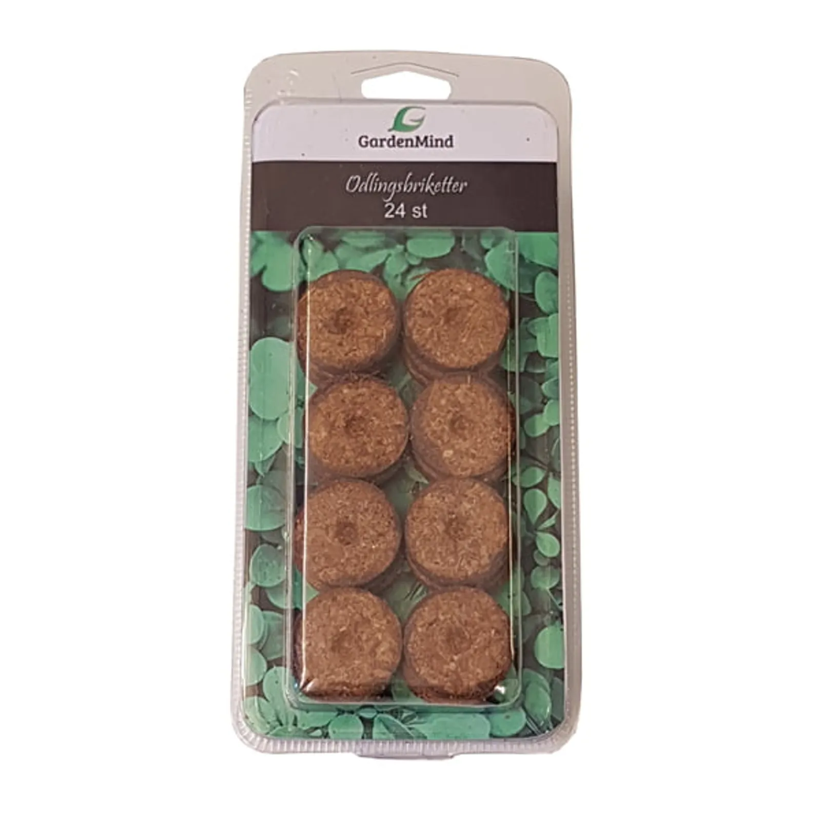 Odlingsbriketter GardenMind Torv 24-pack - bild 1