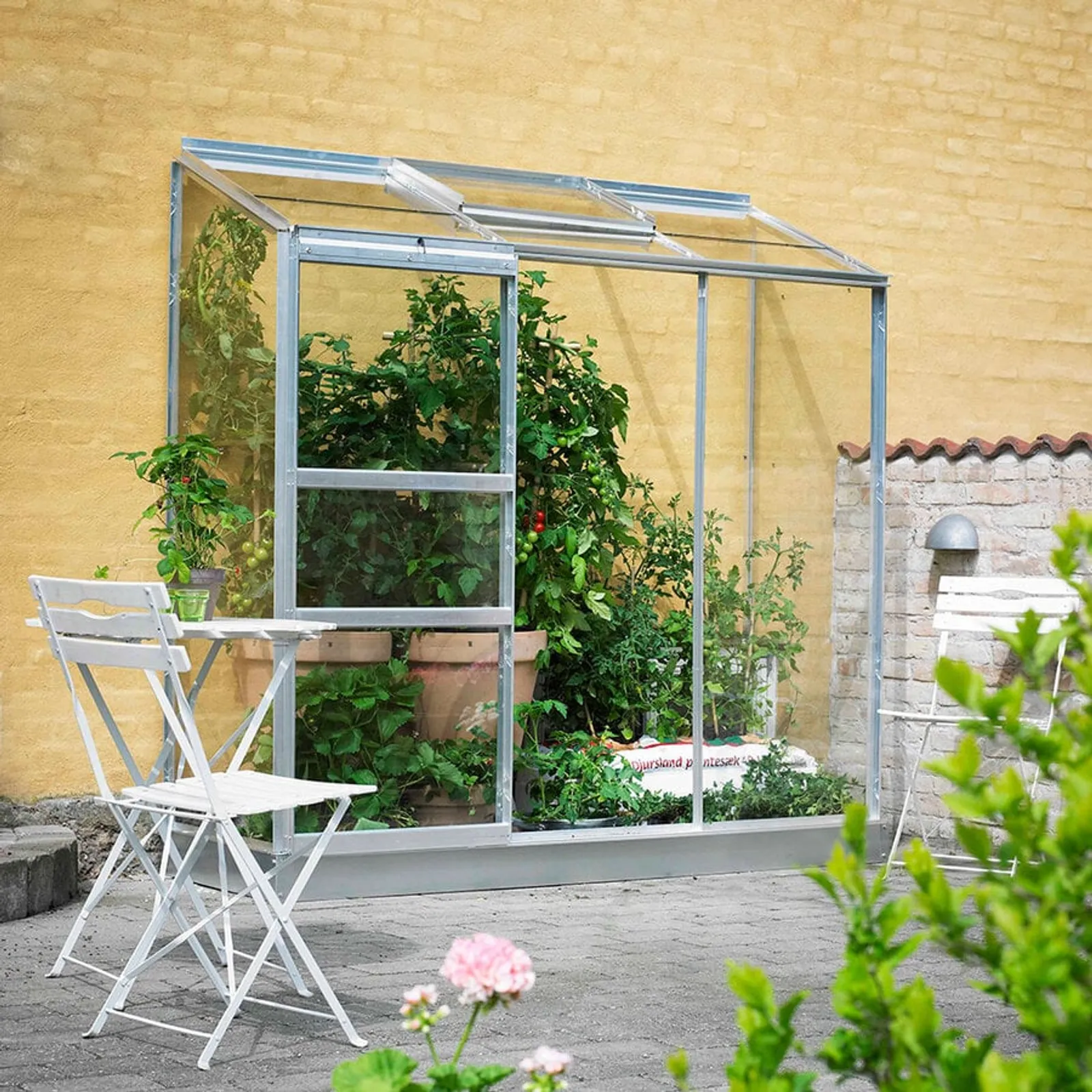Växthus Halls Altan 2 0,9 m² Glas - bild 1