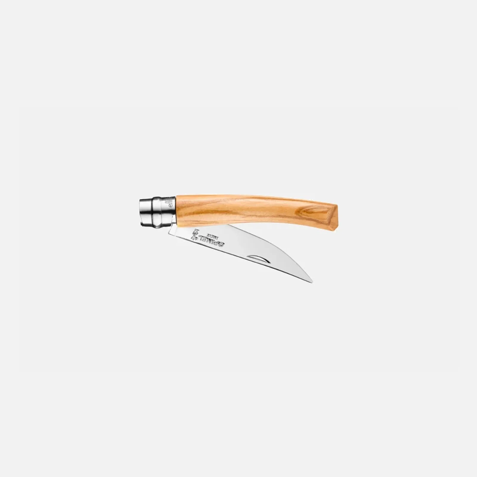N08 Inox Kniv Slim Olivträ Opinel - bild 2