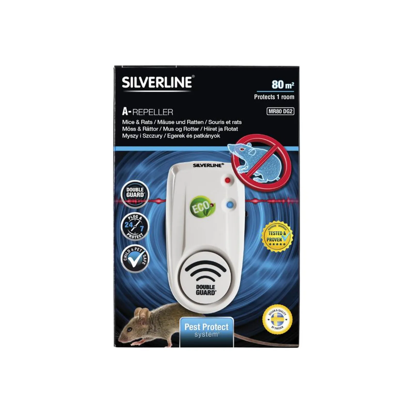 Avskräckare Silverline MR80 Dg2 Mus & Råtta - bild 2