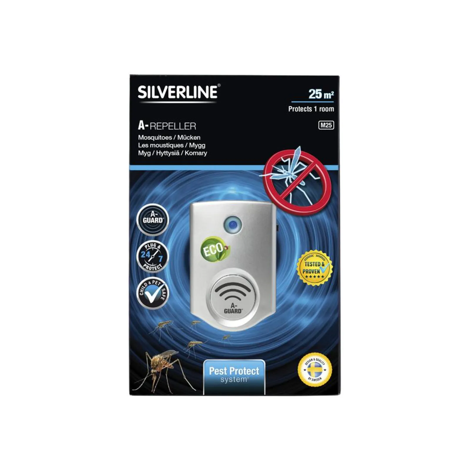 Avskräckare Silverline M25 Mygg - bild 2