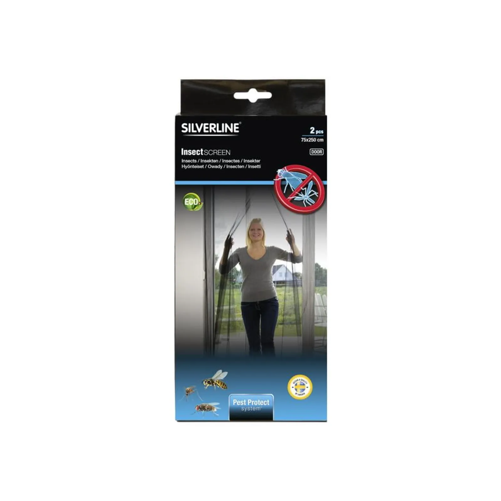 Insektsnät Silverline Dörr 2X75X250Cm - bild 1