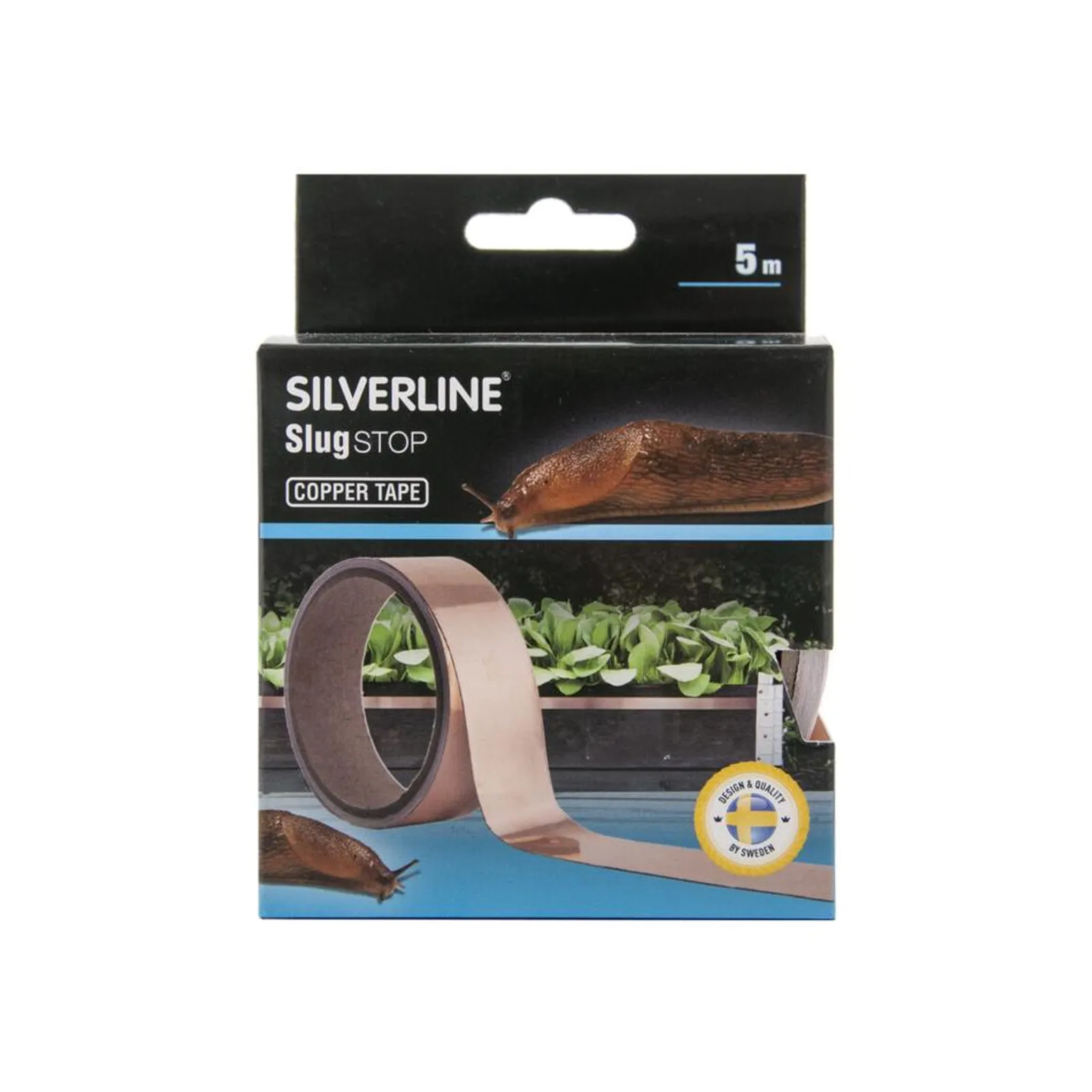 Snigelbarriär Silverline Koppartejp 5 M - bild 1