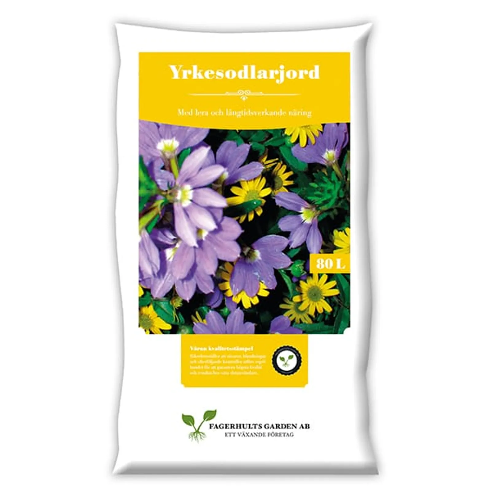 Yrkesodlarjord Block Gul Fagerhults, Pall 80l (36st) - bild 1